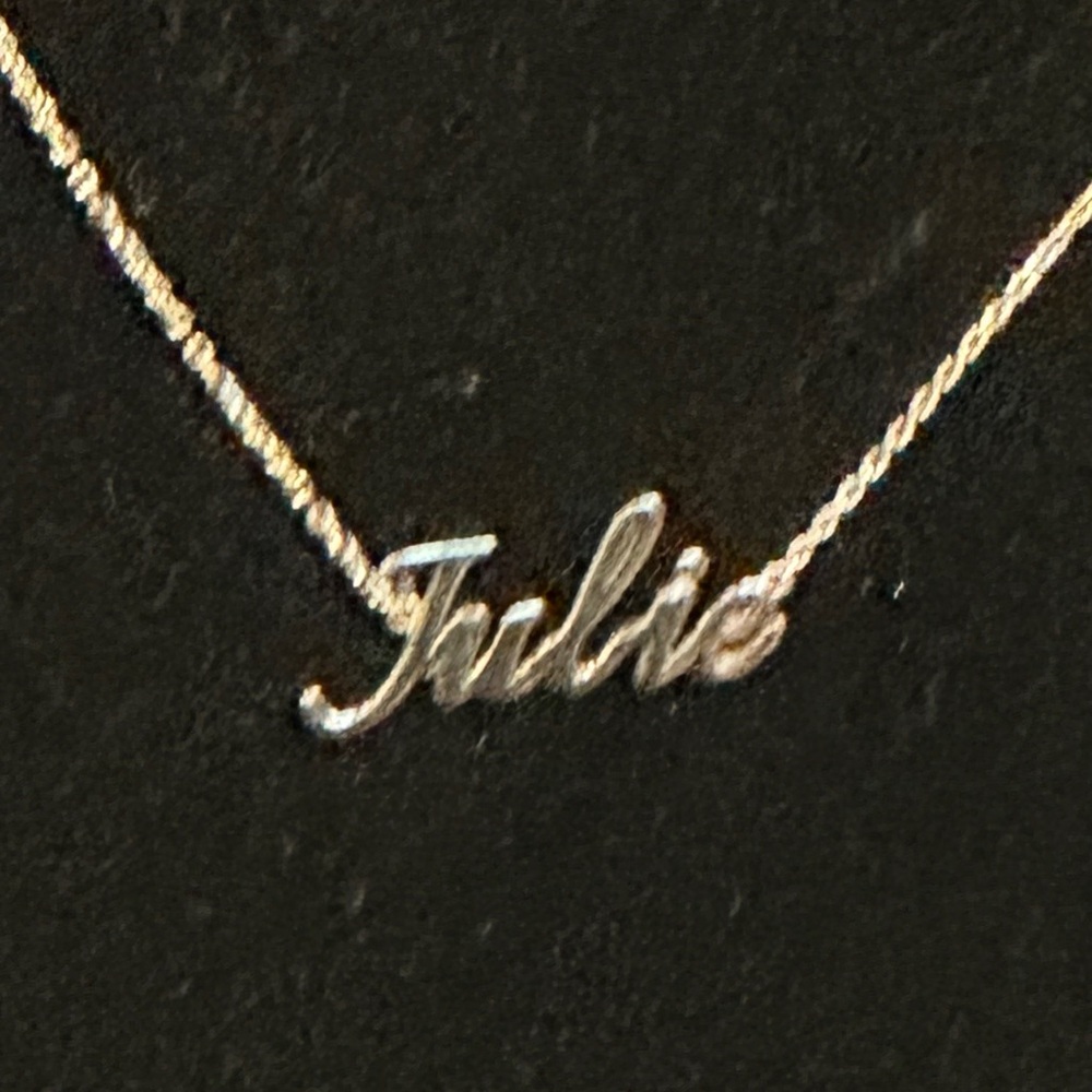 Silver Personalized Name Necklace